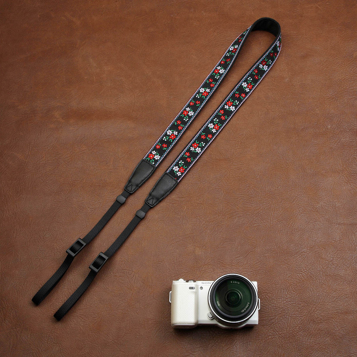 cam-in embroidered universal single eye digital camera holding baby bag micro single eye camera photographic shoulder strap fine cam7553