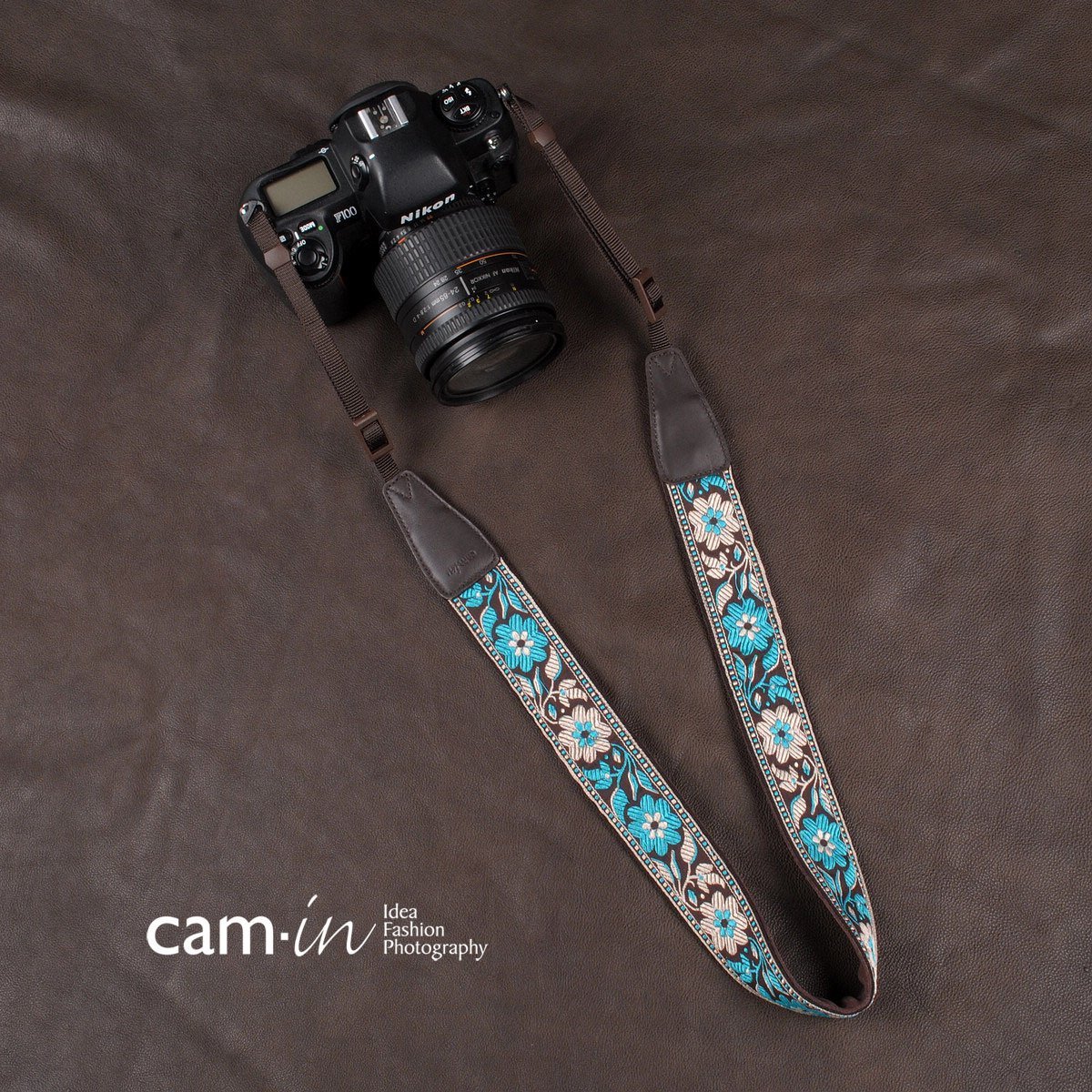 cam-in embroidered series universal single eye digital camera holding baby bag micro single eye camera photo shoulder strap cam8457