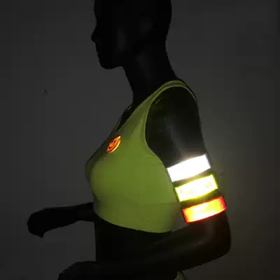 Reflecting tape, reflective strip, running, riding safety strap, bicycle backpack, wrist winding warning strap