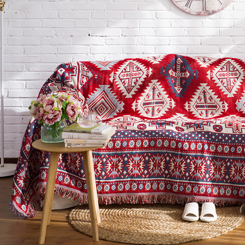 Nordic Sand Release Sofa Cover Sofa Towels Full Cover Ins Single Combined Bohemian Sofa Bunk Bed Bag