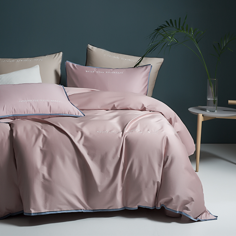 100% cotton pure cotton winter bedding kit bed sheet quilt cover thickened high-end long-staple cotton bed four-piece set