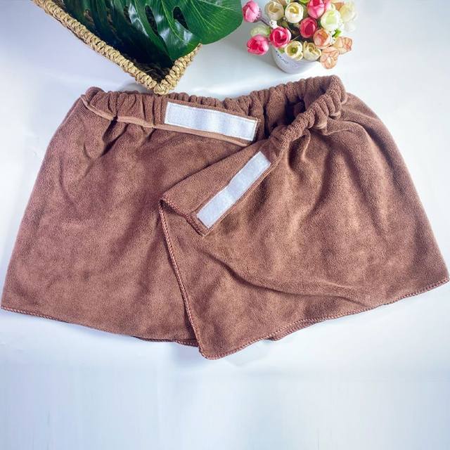 ຜູ້ຊາຍອາບນ້ໍາສັ້ນຜ້າຂົນຫນູສັ້ນສໍາລັບເຮືອນ absorbent wearable towel pants beach sexy bath skirt coral velvet anti-exposure