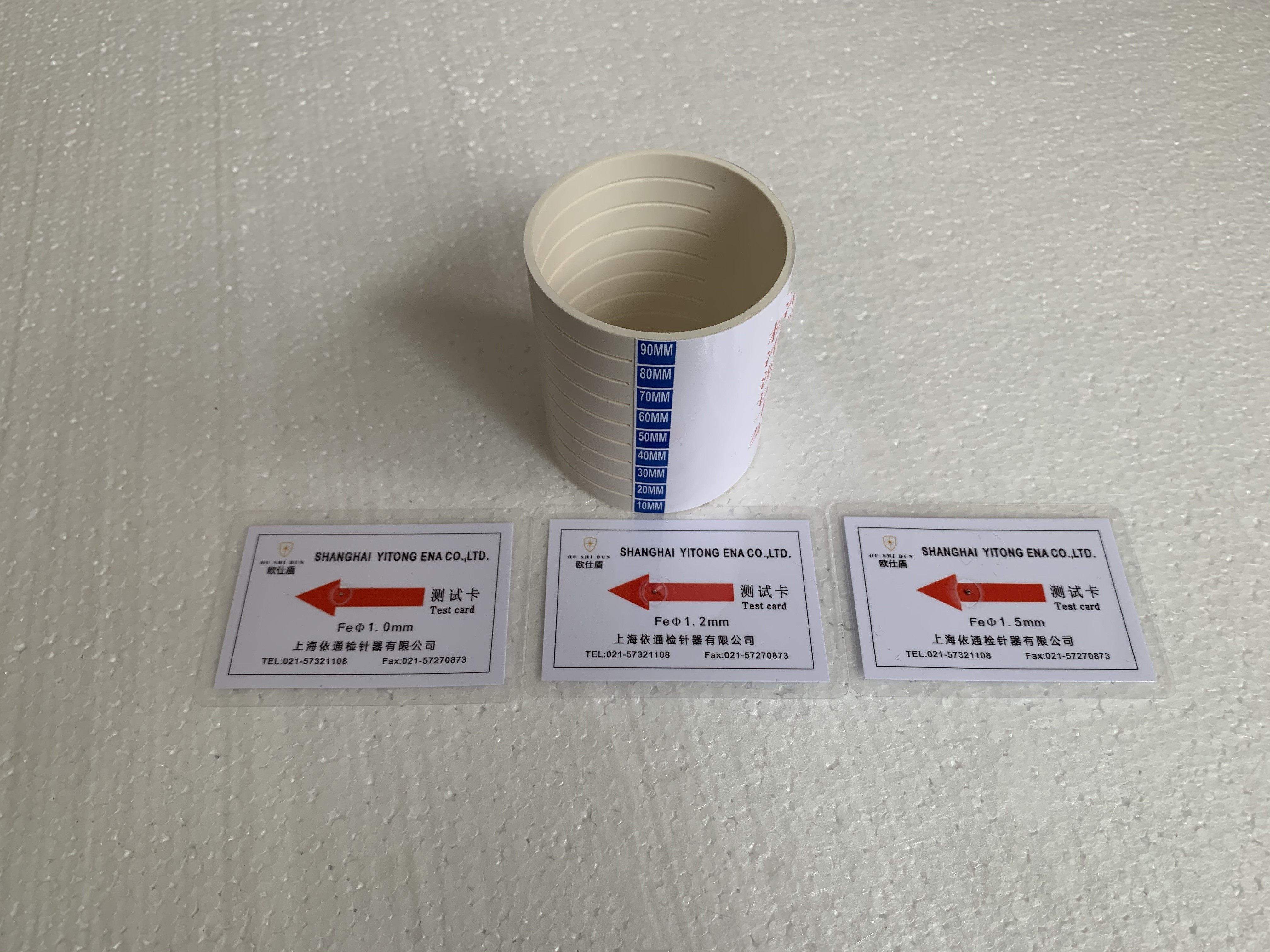 Special price 9 point test barrel needle detector detection bracket standard block detection card block needle inspection machine sent 4 calibration pieces