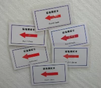 Обнаружение иголуя тестовая карта испытательный блок.