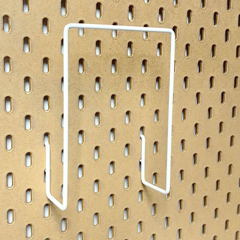 Perforated board letter rack notebook storage compatible with one store