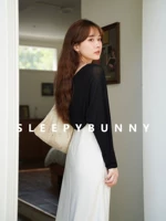 Черная открытая рубашка