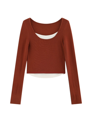 瞌睡兔 Комплект, весенний милый приталенный трикотажный лонгслив, подходит для подростков