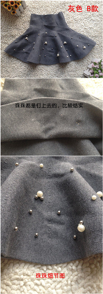 Jupe fillette en mélange - Ref 2048939 Image 15