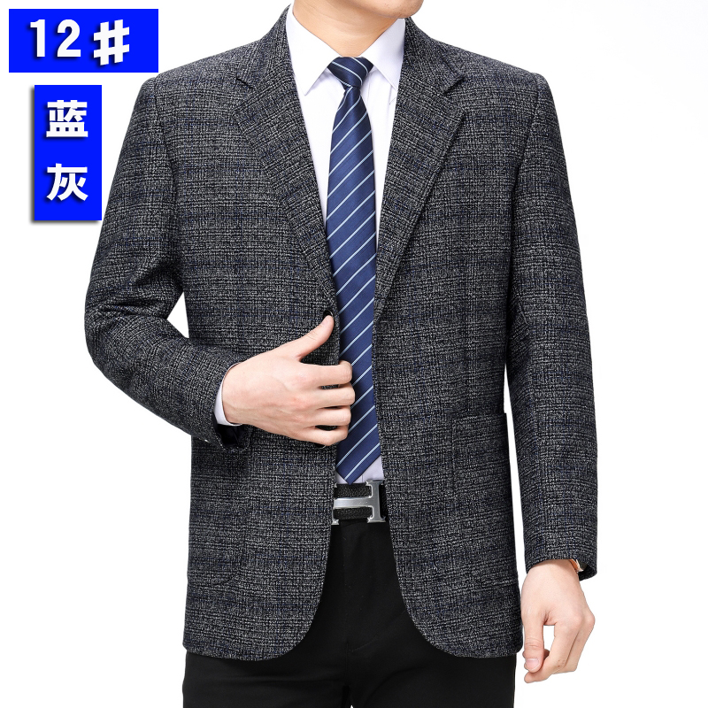 Mùa xuân và mùa thu Daddy Bộ đồ nóng miễn phí dành cho người trung niên - Cao bồi quần jean nam ống rộng
