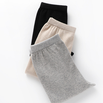 100% pure cashmere pants womens medium thickness warm pants thin mens wool trousers with bottom seamless black winter