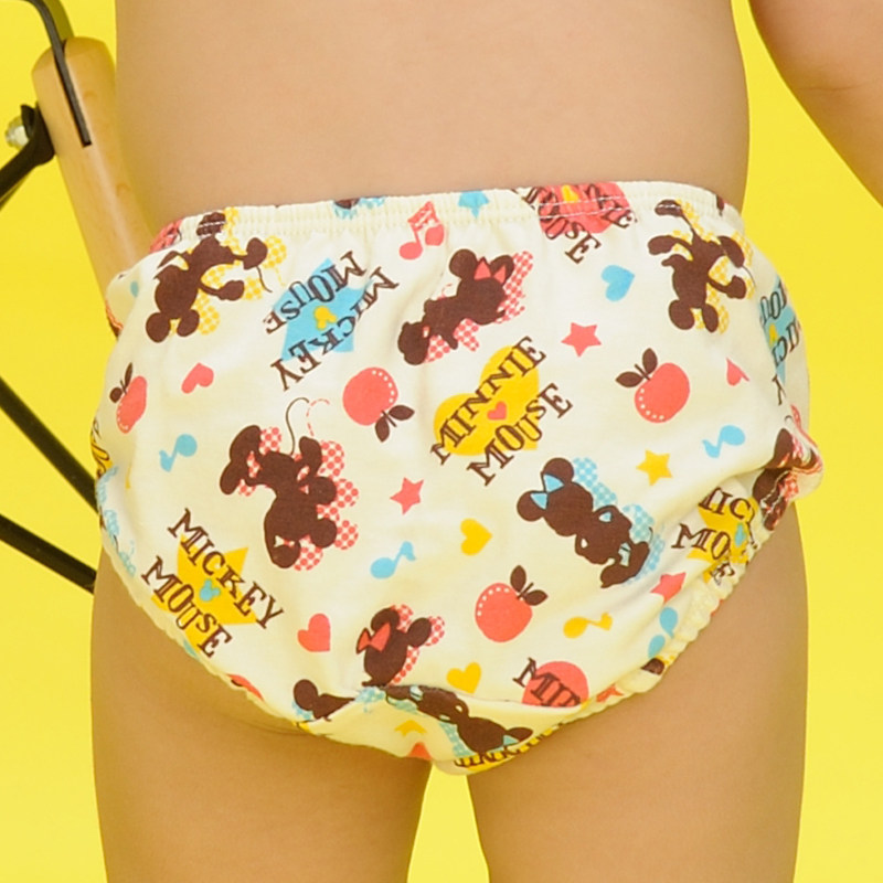 4-pack of pure cotton children's underwear, middle and large children's briefs, boys and girls' shorts, baby underwear, 3-14 years old