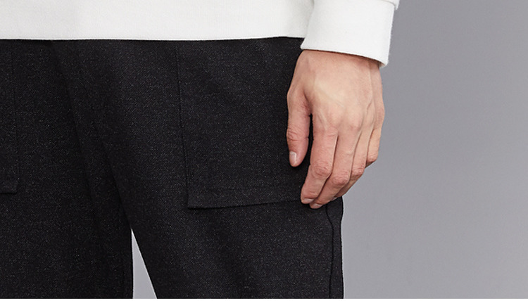 Áo thun cổ tròn tay dài màu sắc cổ điển của nhà hàng HLA / Haicang 2018 mới thoải mái áo unisex form rộng