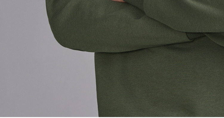 Áo len cổ lọ sọc ngang cổ HLA / Haicang 2018 mùa thu mới tay dài áo len cao cổ áo hoodie đôi