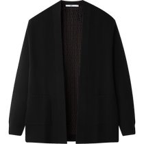 HLA Heilan House core-spun yarn washed knitted sweater 2024 autumn new casual long-sleeved cardigan jacket for men