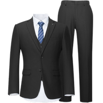 HLA Heilan House Three-piece Dress Suit 2024 Autumn Slim Flat Lapel Wedding Brooch Embellished Suit