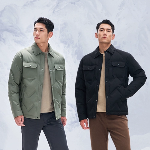 Спортивная рубашка, пуховик, демисезонная мужская куртка