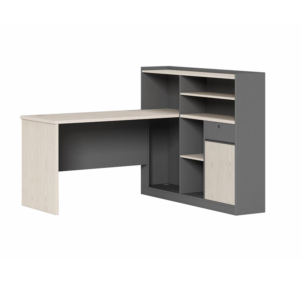 Genova Finance Office Desk and chairs Combined high cabinet minimalist modern office Working position Staff Employee desk