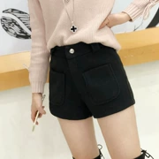 Mùa thu đông 150cm nhỏ nhắn cộng với size nhỏ XS cao eo quần short nữ đa năng