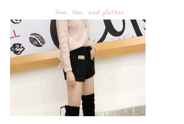 Mùa thu đông 150cm nhỏ nhắn cộng với size nhỏ XS cao eo quần short nữ đa năng thời trang công sở nữ