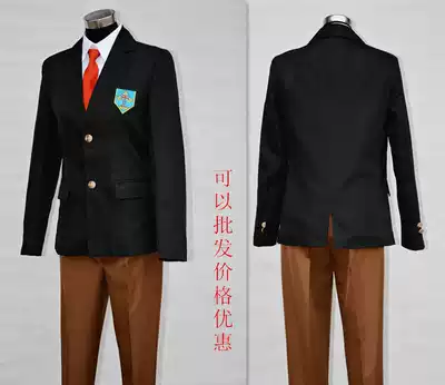 free Men's Swimming Department Seven Sease Yao Rock Kite High School uniform four-piece badge COSPLAY clothing