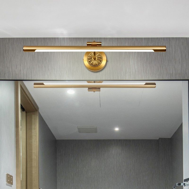 Mirror FRONT LIGHT MAKEUP ROOM MIRROR CABINET SPECIAL ALL-COPPER MAKEUP LAMP LED WALL LAMP TOILET BATH CABINET MIRROR LIGHT SUPPLEMENTARY LIGHT LAMP