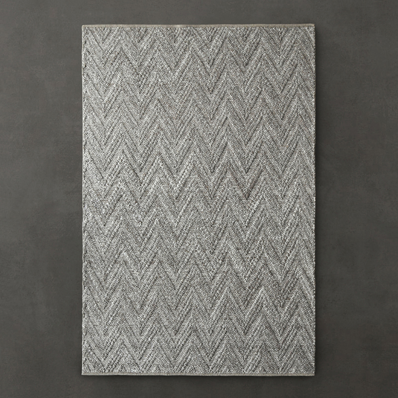 JOLOR India Import artisanal weaving Nordic modern minimalist living-room Bedroom Striped Pure wool Carpet