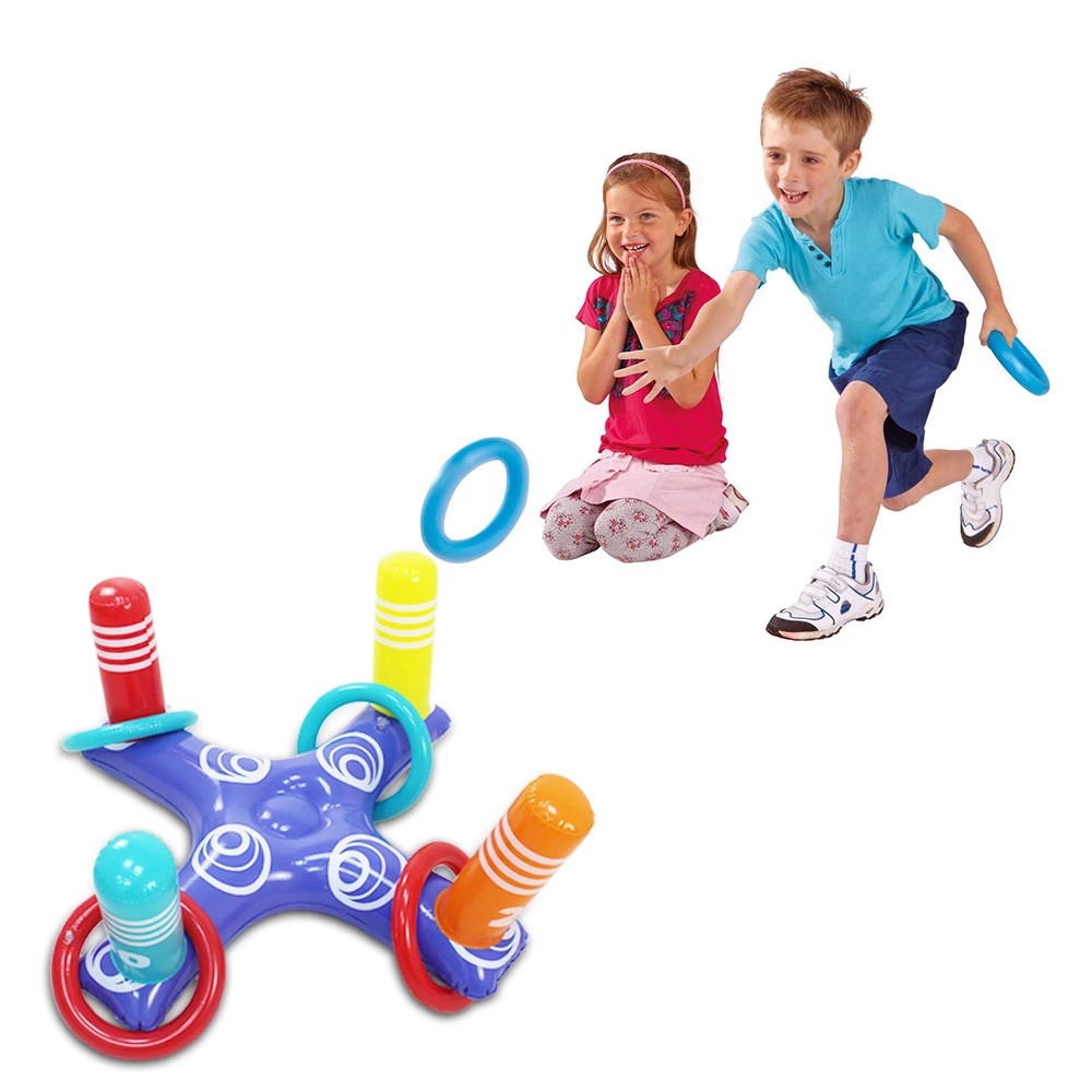 Indoor children's inflatable cross ferrule throwing ferrule toy kindergarten leisure sports game props