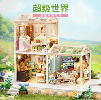 Ruolai Super World New Product Countryside Series DIY House Creative Gift Assembly Toy Model Gift