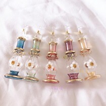 Six sets of small flavor bottles Mini set of Egyptian flavor bottles handmade five-color single set of glass furnishings