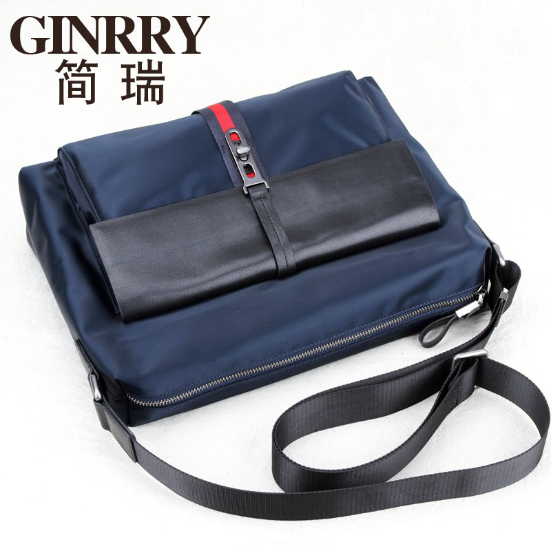 Men's shoulder bag men's bag messenger bag casual bag Oxford cloth large-capacity rucksack horizontal shoulder bag