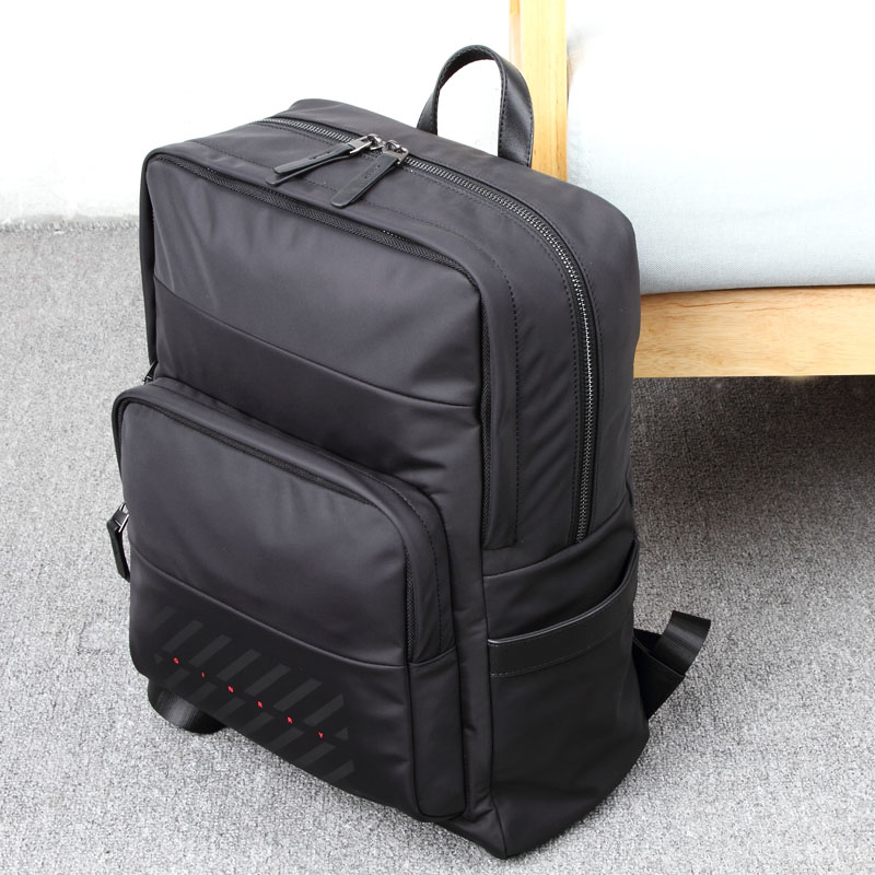 Men's Double Shoulder Bag High School College Student School Bag Men Business Han Edition Leisure Large Capacity Travel BAG COMPUTER BAG