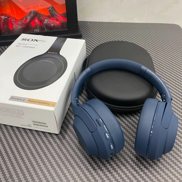 Head-Mounted Xm4 True Wireless Bluetooth Headset with Intelligent Noise Reduction Microphone, Suitable for Sony, Android, and Apple Games