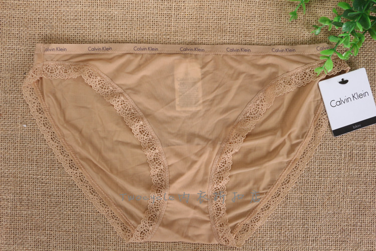 4 Pieces with Free Shipping Ck Women's Briefs, Genuine Product from the Store, Lightweight Seamless Smooth Lace Trim, Low-Waist Sexy