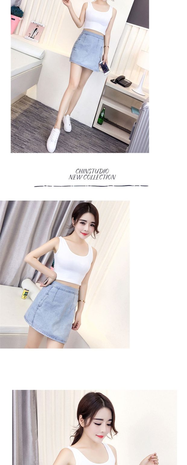 Áo vest nữ đáy quần mùa hè phần mỏng màu trắng hoang dã mặc áo mỏng không tay bó sát áo len nữ