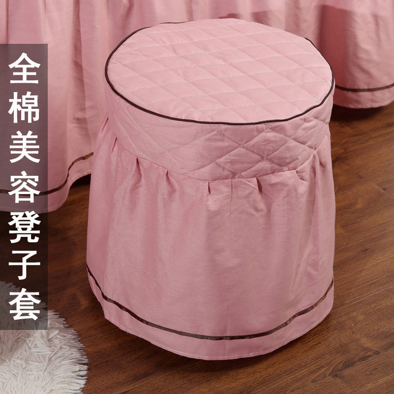 100% cotton beauty stool cover round board cover