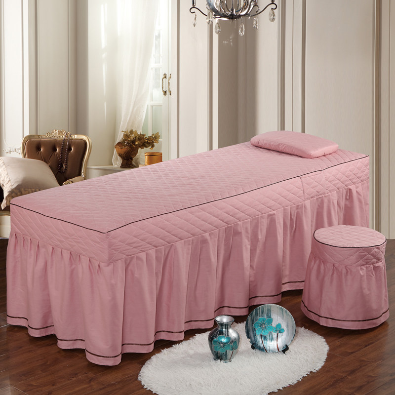 Cotton beauty bedspread pure cotton massage massage physiotherapy shampoo bedspread can be customized