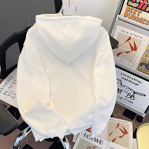 Осенняя толстовка с капюшоном для отдыха, спортивный кардиган для школьников, подходит для подростков, в американском стиле