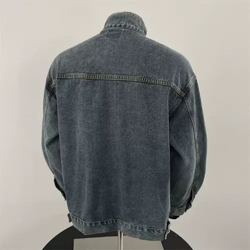 Осенняя джинсовая мужская спортивная куртка для отдыха, в американском стиле, подходит для подростков