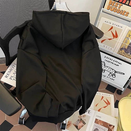 Осенняя толстовка с капюшоном для отдыха, спортивный кардиган для школьников, подходит для подростков, в американском стиле