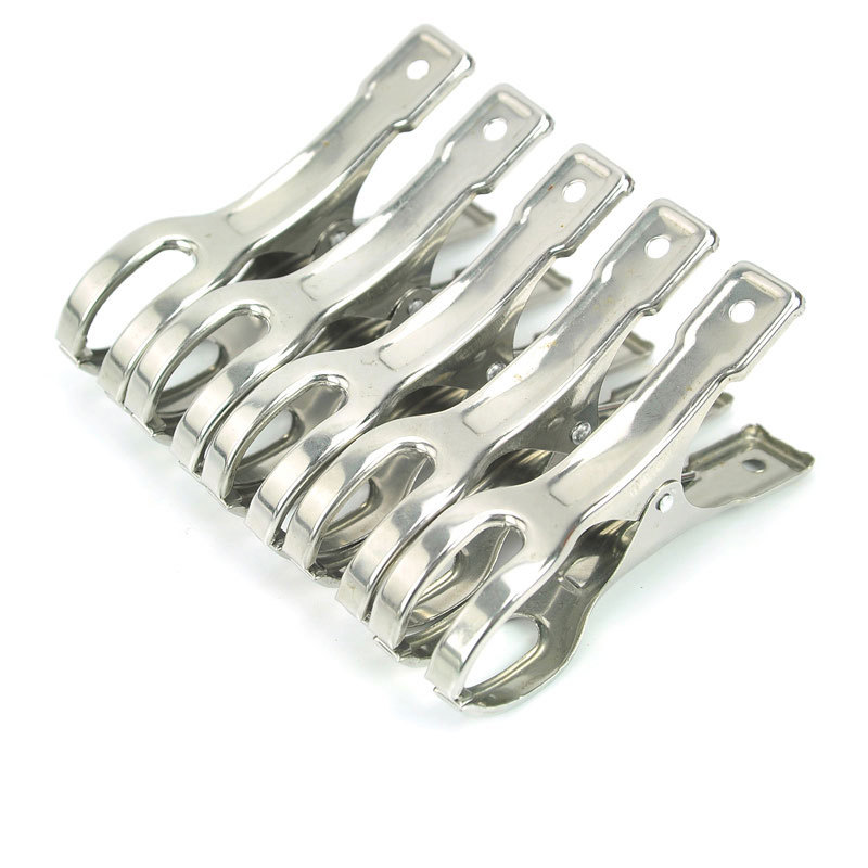 Windproof strong stainless steel drying clothespins panties socks tie clothes hangers clothespins 5 8 20 pieces
