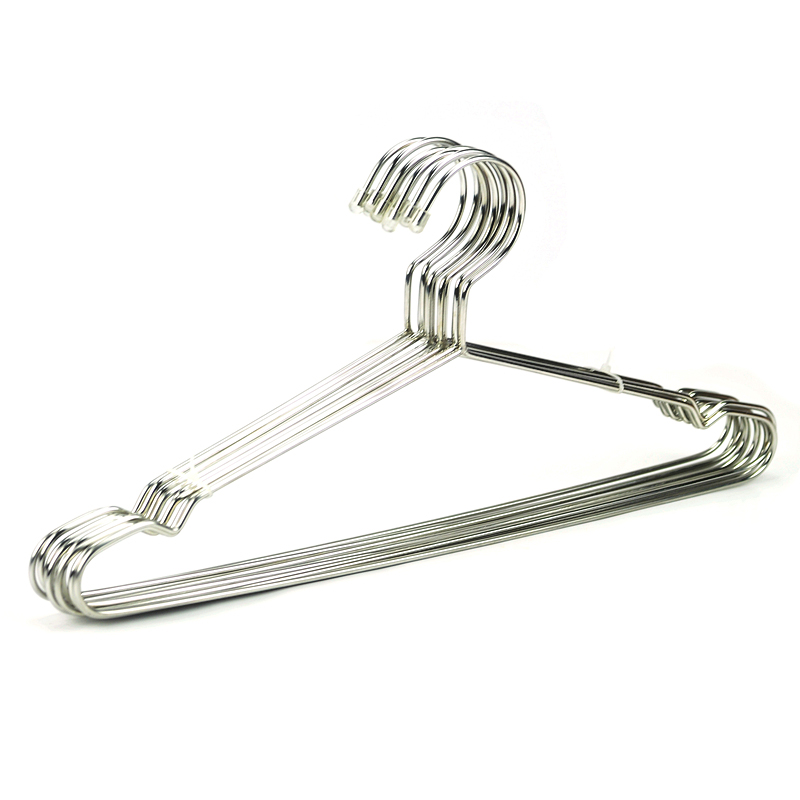 Stainless steel hanger solid multi-functional clothes drying rack household bold clothes hanger hook non-slip clothes drying rack
