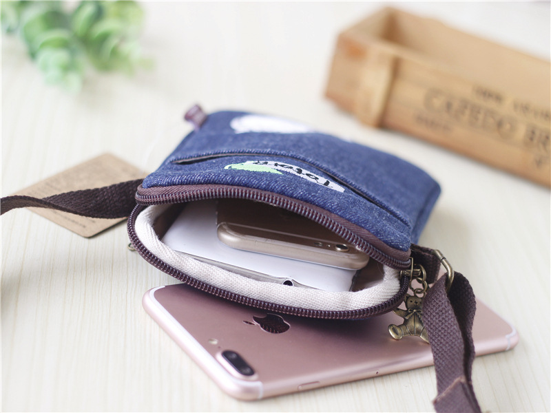 Túi vải di động mới 6 inch Túi đựng điện thoại di động Túi xách nữ Túi vải mini Túi xách tay túi đeo chéo nike