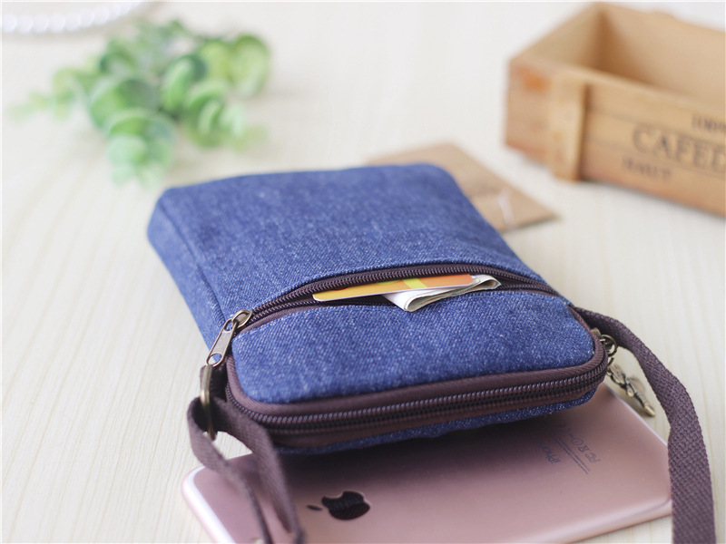 Túi vải di động mới 6 inch Túi đựng điện thoại di động Túi xách nữ Túi vải mini Túi xách tay túi đeo chéo nike