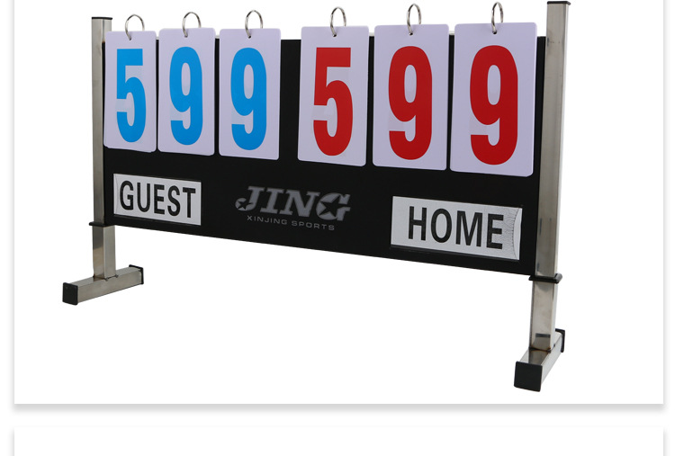 New Whale stainless steel six digital scoreboard football basketball table tennis badminton match score card