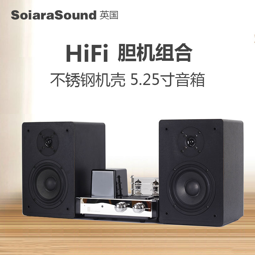 Beautiful Sound Desktop Vacuum Tube Liner Machine HIFI Suit Mini Combo Acoustics Desktop 5 2 Inch Fever Bookshelf Type Horn