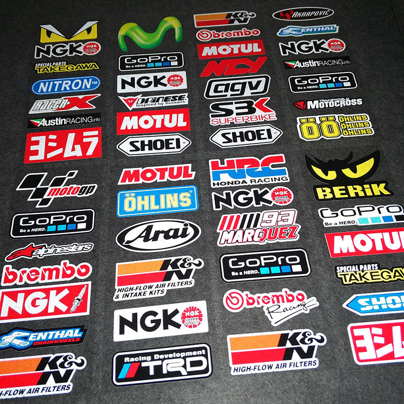 Motorcycle locomotive stickers No. 93 Marquis stickers decoration waterproof decals electric car tail box reflective oil stickers