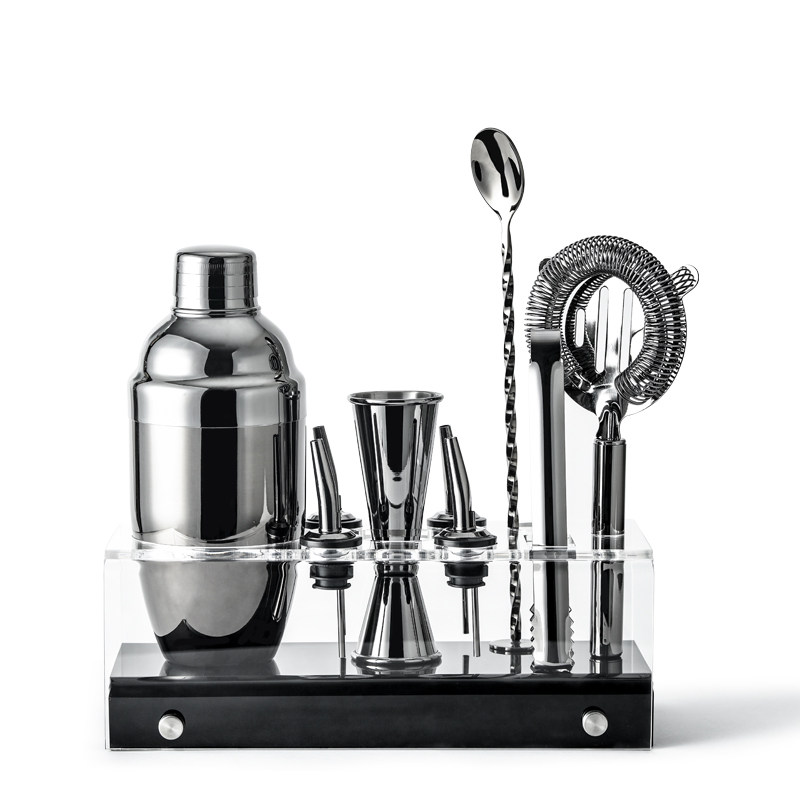 Huangying 304 stainless steel cocktail mixer Japanese Sherk kettle Sherk cup American hall cup Boston pot set H363