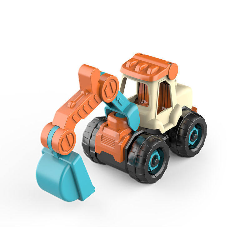 Child Assembly Engineering Car Screwing Screw Nuts Assembly Puzzle Toys Detachable Removable Digger 2-3-6 Years Old