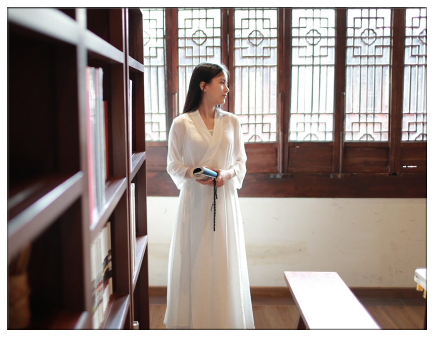 Đầm cotton trắng và đầm nữ mùa hè 2017 cổ áo bằng vải lanh mới Hanfu sửa đổi quần áo Guqin Dịch vụ trà Zen Zen - Sản phẩm HOT đầm dài qua gối cho tuổi trung niên