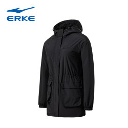 Hongxing Erke Warm Jacket 2023 ລະດູຫນາວແມ່ຍິງເສື້ອຝ້າຍທີ່ມີນ້ໍາຫນັກເບົາກາງ, Jacket ຝ້າຍ Windproof ເສື້ອກັນຫນາວ Windbreaker ແມ່ຍິງ